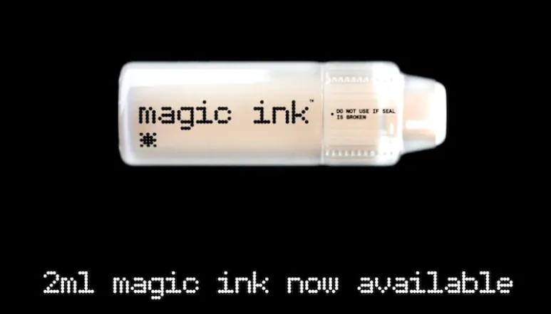 Magic Ink eltűnő tetoválótinta