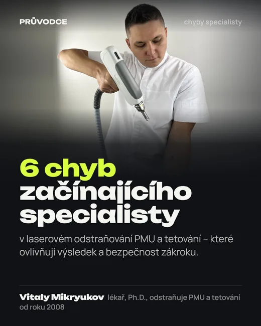 Obálka: 6 chyb začínajícího specialisty v laserovém odstraňování