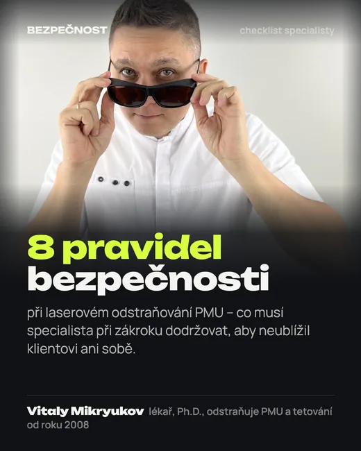 Obálka: 8 pravidel bezpečnosti při odstranění permanentního make-upu laserem