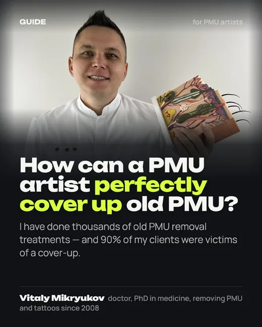 Cover: How a PMU artist can cover up old PMU — and when not to