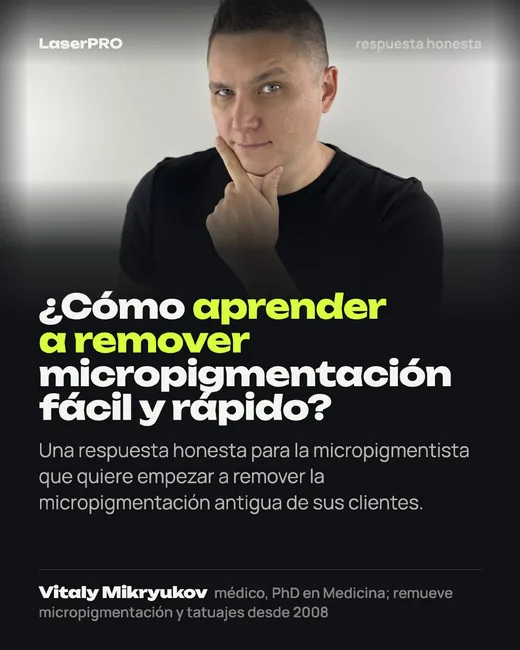 Portada: Cómo aprender a remover micropigmentación