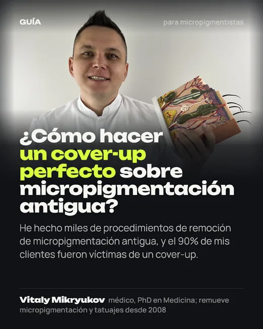 Portada: Cover-up sobre micropigmentación antigua: cómo hacerlo y cuándo no