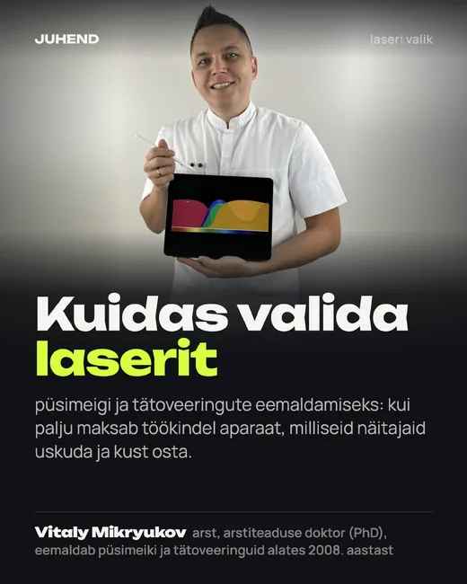 Kaanepilt: Kuidas valida laserit püsimeigi ja tätoveeringute eemaldamiseks