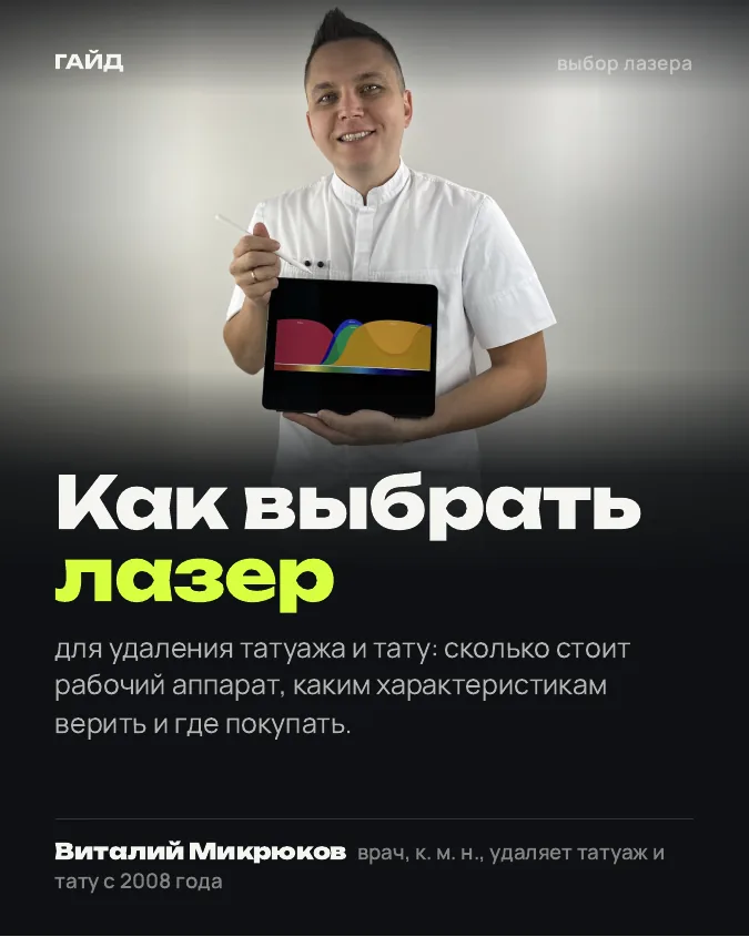 Обложка: Как выбрать лазер для удаления татуажа и тату
