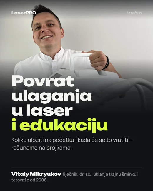 Naslovnica: Povrat ulaganja u laser i edukaciju