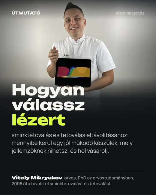 Borító: Hogyan válassz lézert tetoválás és sminktetoválás eltávolításához
