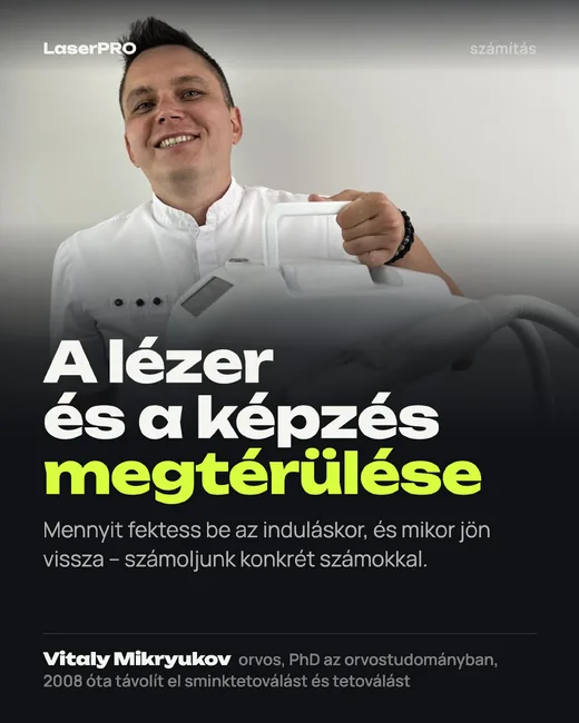Borító: A lézer és a képzés megtérülése