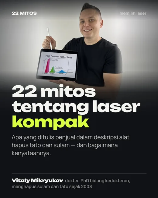 Sampul: 22 mitos tentang laser kompak
