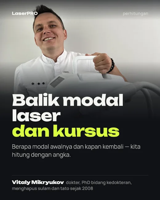 Sampul: Balik modal laser dan kursus hapus tato