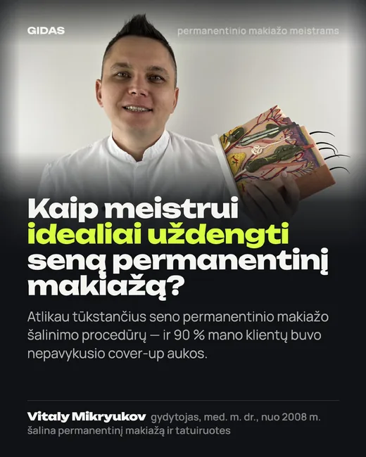 Viršelis: Kaip uždengti seną permanentinį makiažą — ir kada to daryti negalima