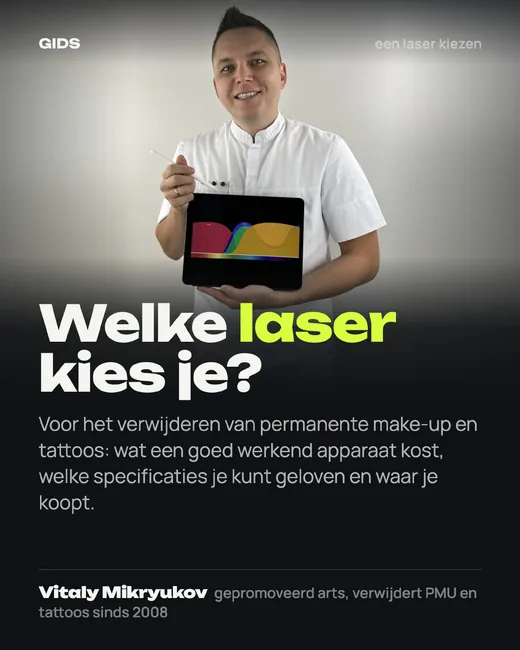 Omslag: Welke laser kies je voor het verwijderen van PMU en tattoos?