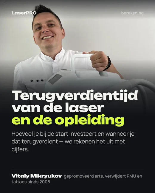 Omslag: Terugverdientijd van de laser en de opleiding