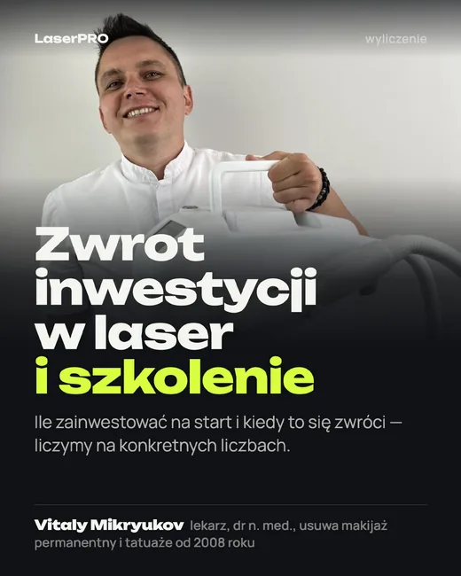 Okładka: Zwrot inwestycji w laser i szkolenie