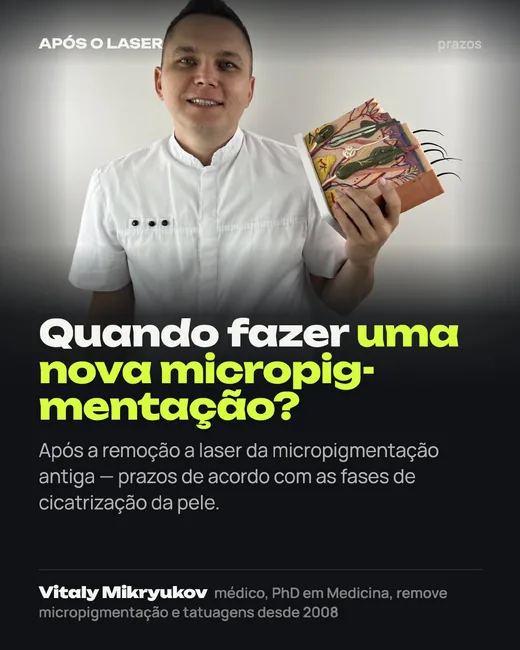 Capa: Quando fazer uma nova micropigmentação após a remoção a laser