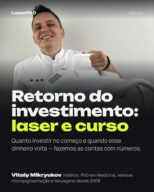 Capa: Retorno do investimento no laser e no curso