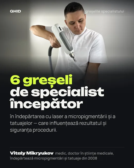 Coperta: 6 greșeli ale specialistului începător în îndepărtarea cu laser