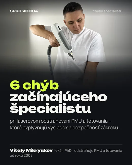 Obálka: 6 chýb začínajúceho špecialistu pri laserovom odstraňovaní