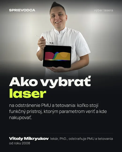 Obálka: Ako vybrať laser na odstránenie tetovania a PMU