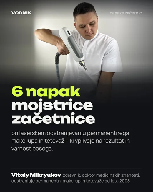 Naslovnica: 6 napak mojstrice začetnice pri laserskem odstranjevanju