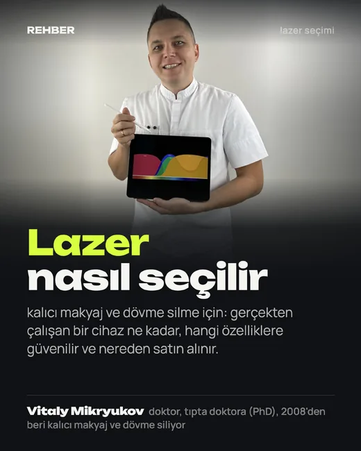 Kapak: Kalıcı makyaj ve dövme silme için lazer nasıl seçilir