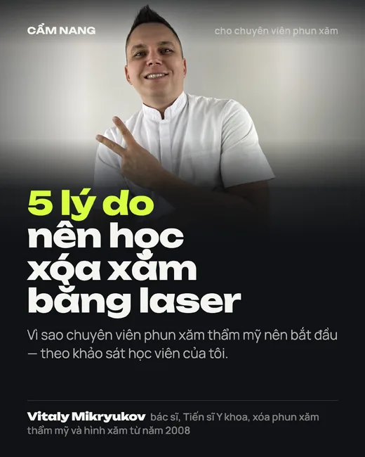 Bìa: 5 lý do nên học xóa xăm bằng laser